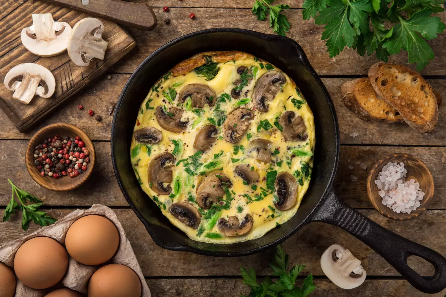 Eier und Kräuter: Mit leckeren Gerichten hinein in den Tag